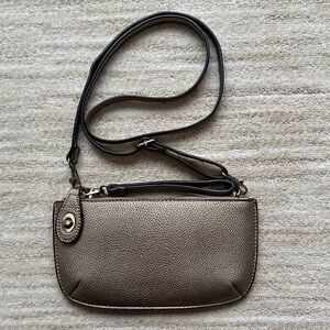 EUC Joy Susan Women's Metallic Bronze Mini Crossbody Clutch